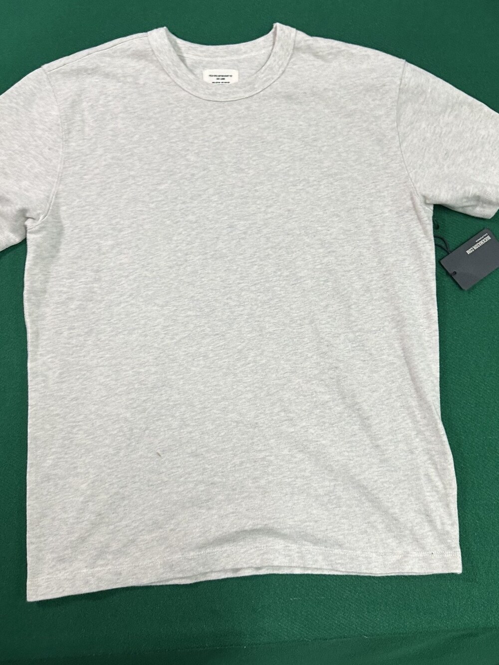 Buck Mason Mens Heather Oat Field-Spec Cotton Heavy Tee Sz LARGE MSRP $55 [DD16]